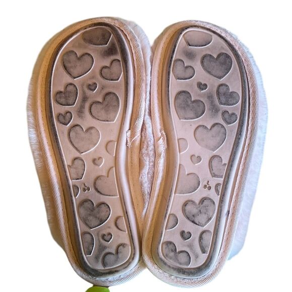 Jessica Simpson Pink Plush Faux Fur Slippers - Picture 9 of 16